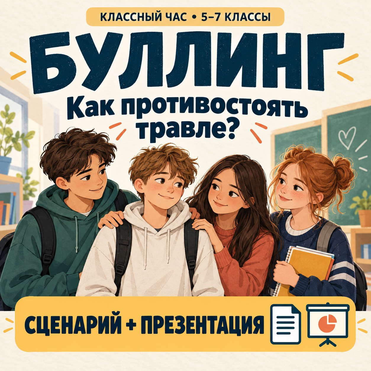 Разработка классного часа для подростков на тему: «Буллинг: как противостоять травле?» (5-7 класс)