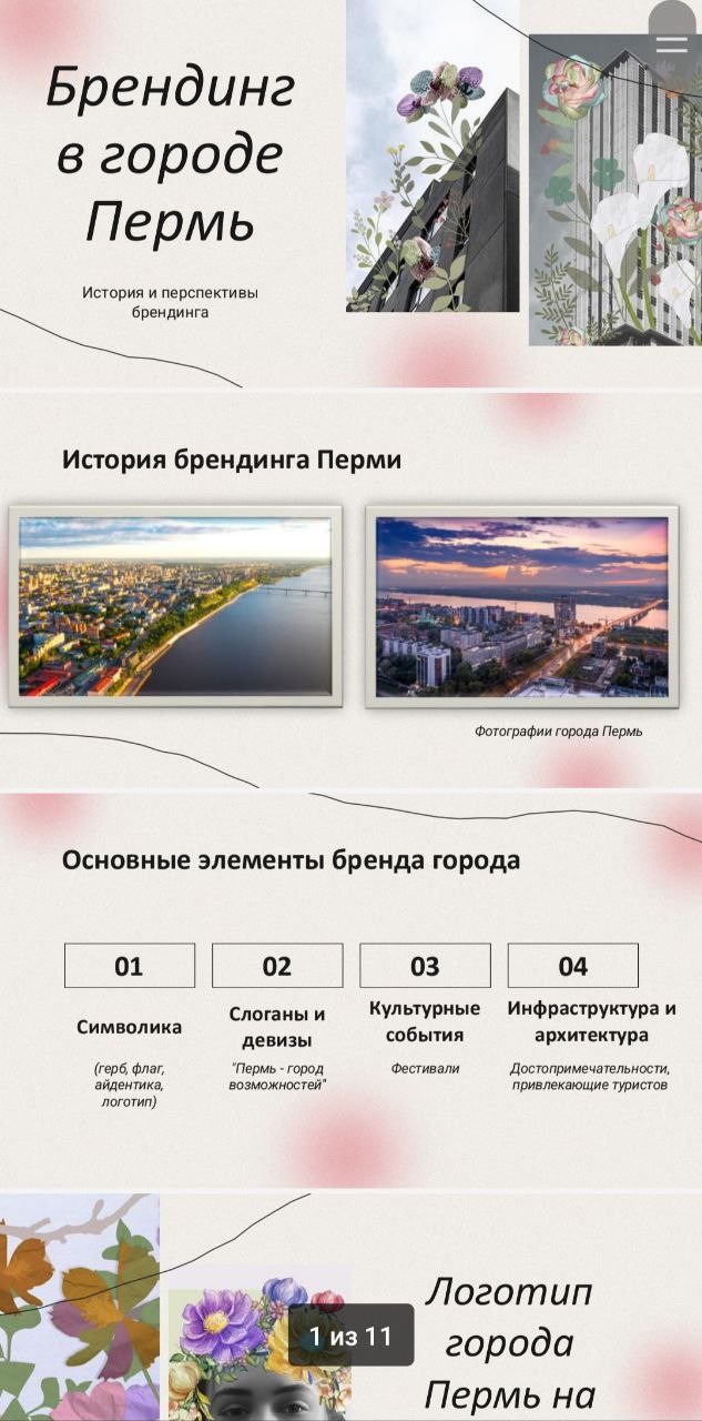 Презентация: «Брендинг в городе Пермь: История и перспективы»