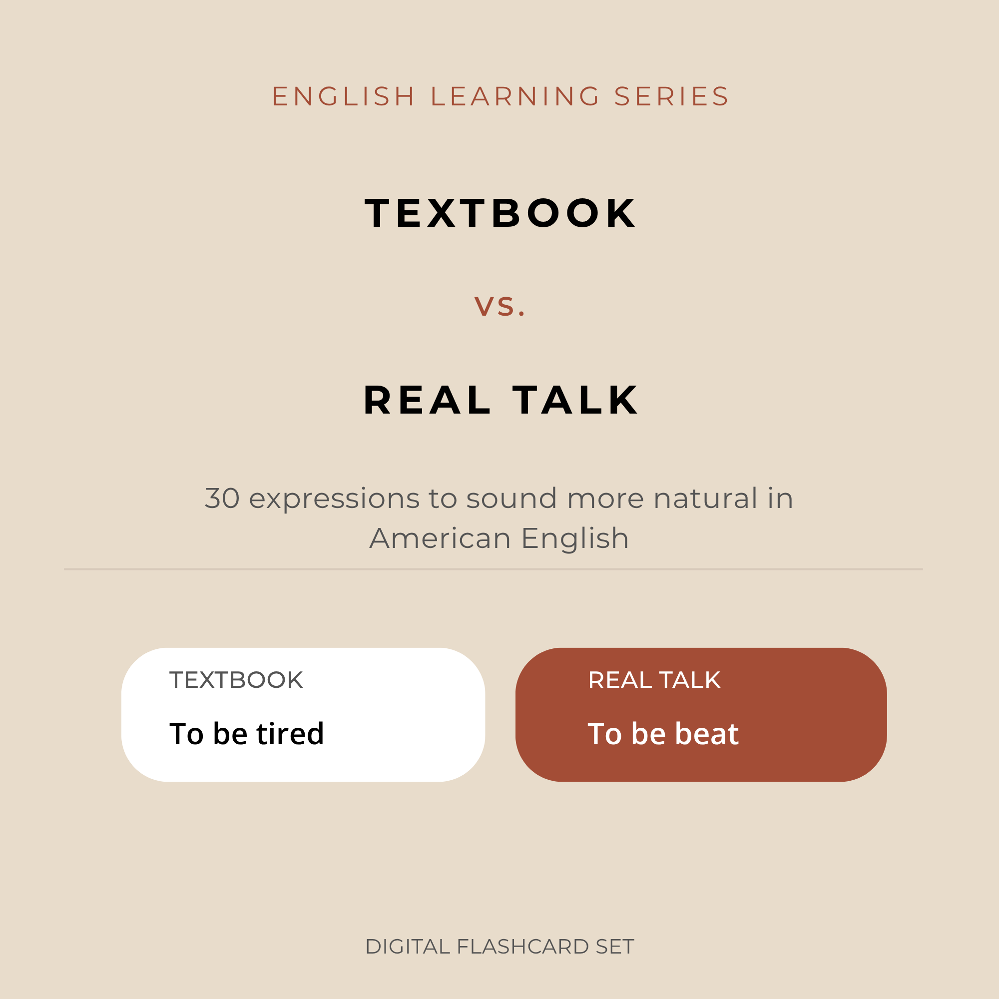 Textbook vs. Real Talk — 30 карточек для разговорного английского
