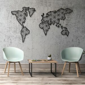 Металлическое панно "MIKRA" из нержавеющей стали для интерьера