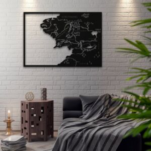 Металлическое панно "NEVIA" из нержавеющей стали для интерьера