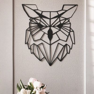 Металлическое панно "WOLGA" из нержавеющей стали для интерьера