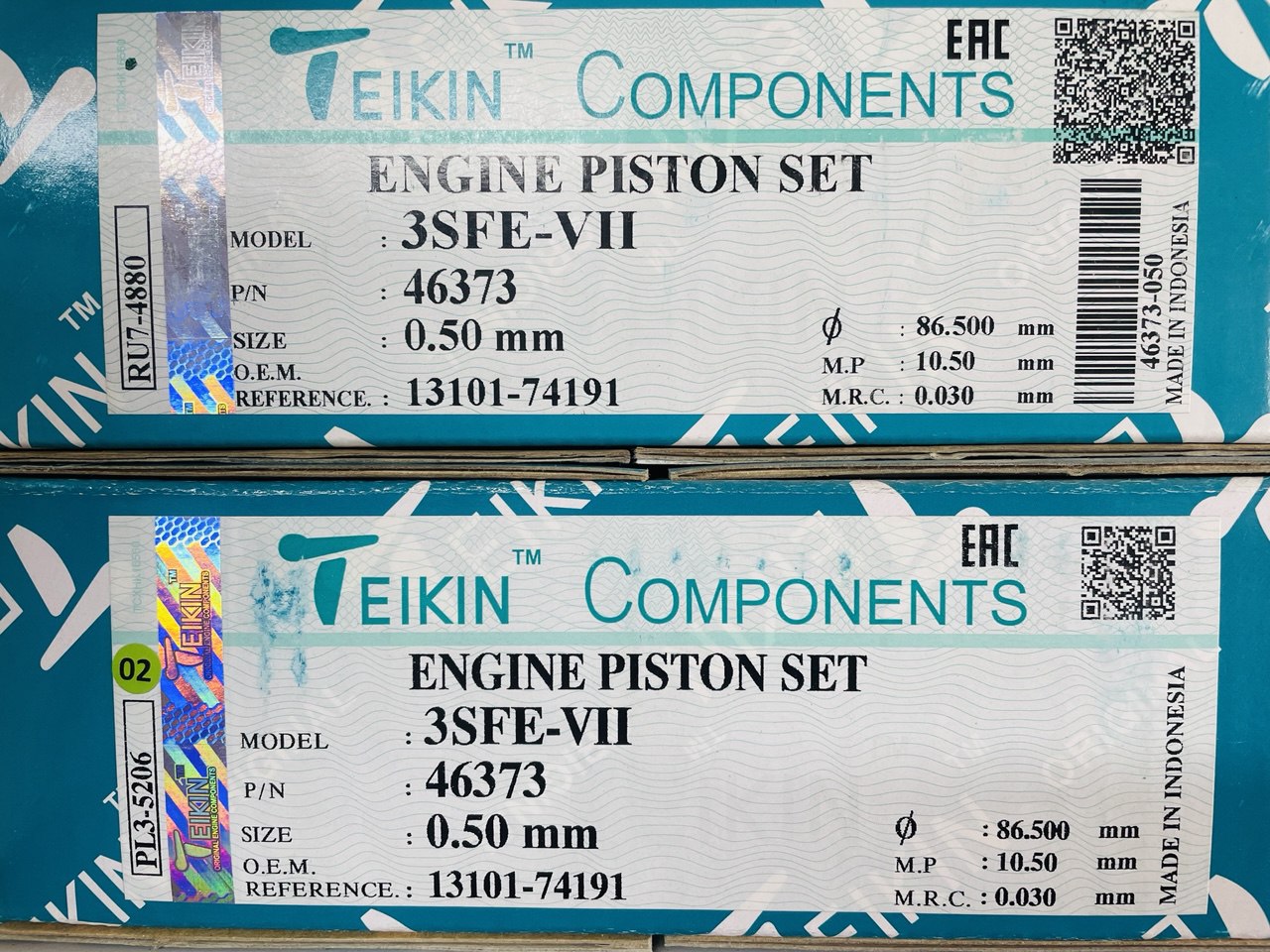 Поршни 0.50mm Toyota