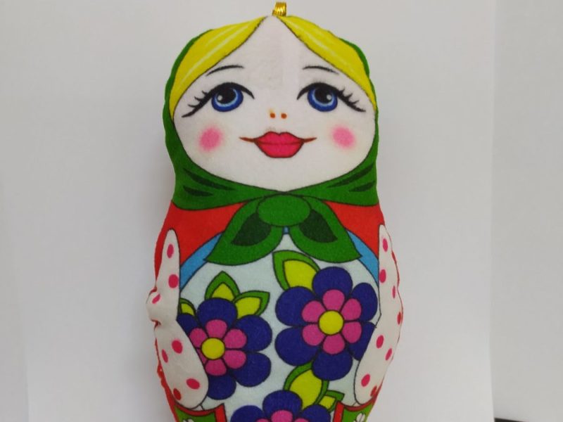 Игрушка мягкая "Матрешка" 19 см