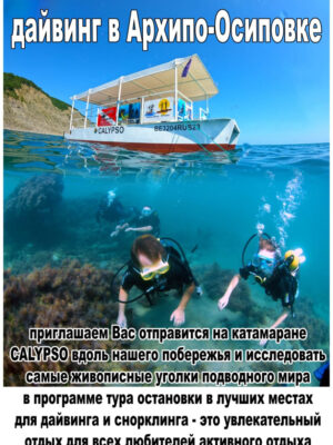 Дайвинг. Ознакомительное погружение под руководством инструктора