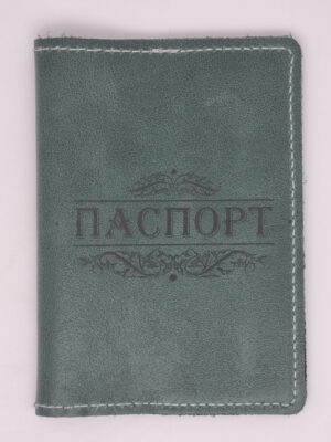 Обложка на паспорт натуральная кожа №16