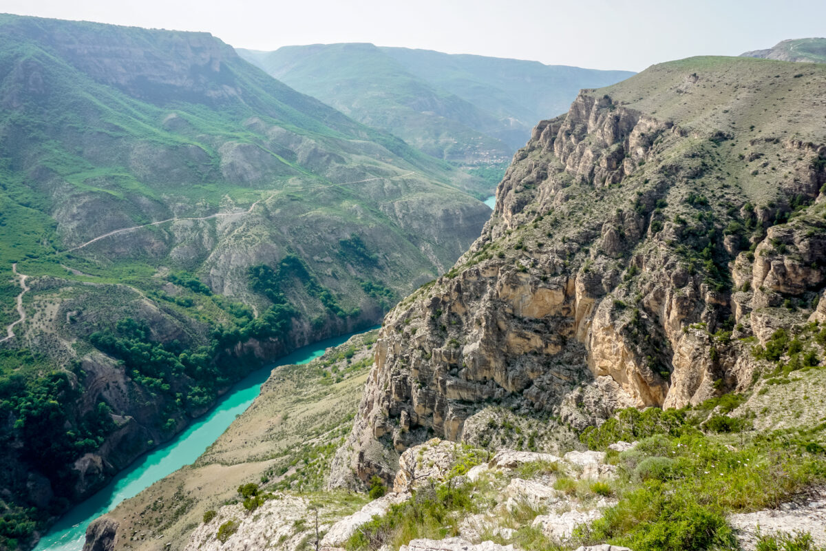 2 в 1: Сулакский каньон и бархан Сарыкум из Каспийска
