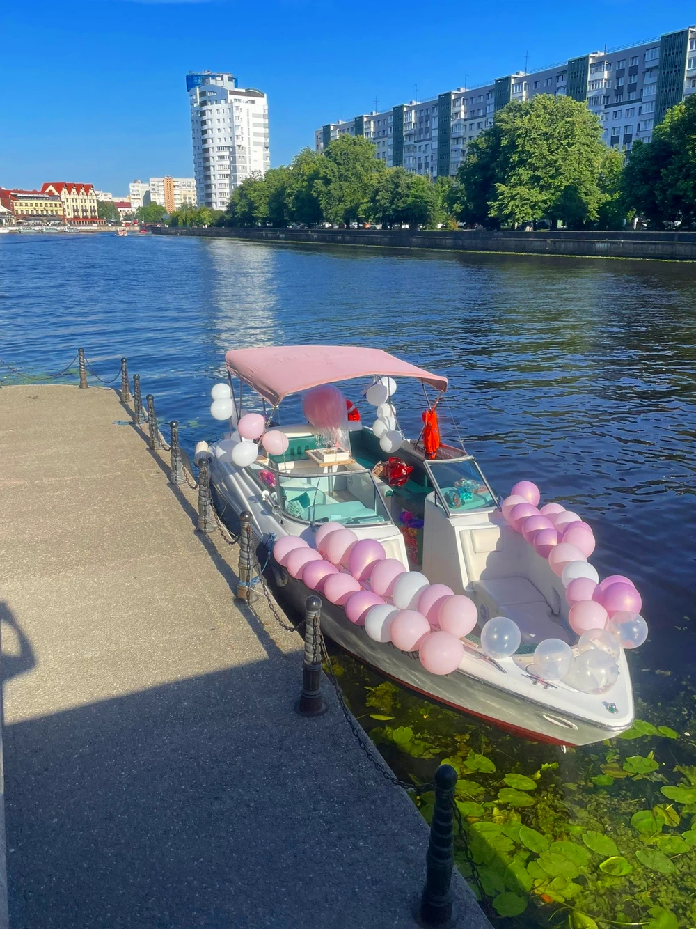 На катере — по Калининграду с заходом в порт