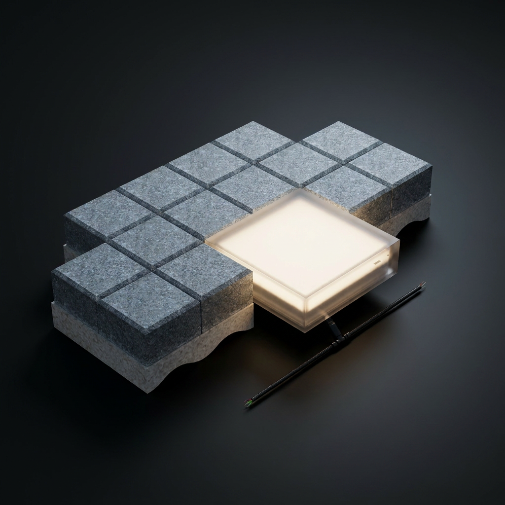 EXPOTEN KL-03557 GROUND-200x200 светодиодная брусчатка квадрат 200×200 мм