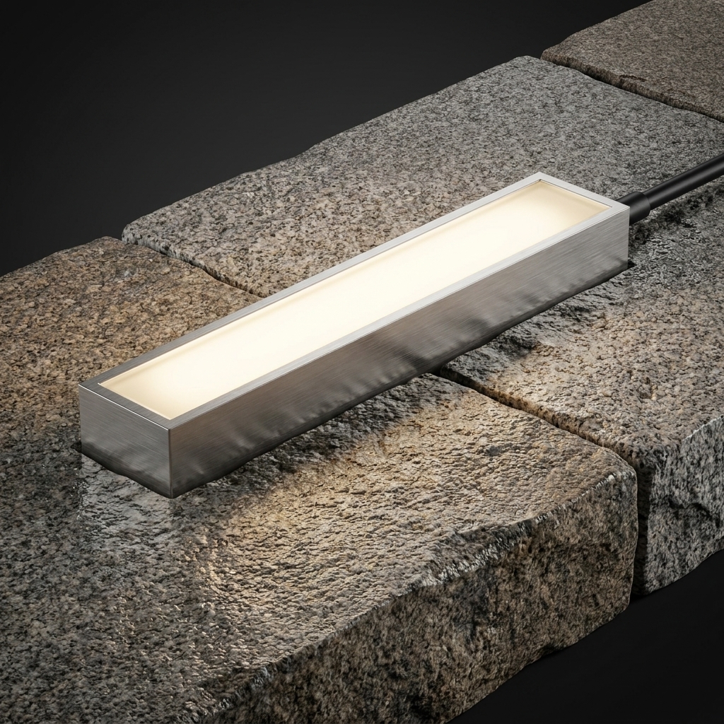 EXPOTEN KL-03576 GROUND-stainless-steel-L400x50 светодиодная брусчатка 400×50 мм
