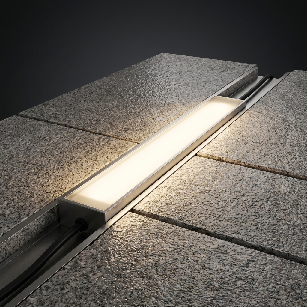 EXPOTEN KL-03580 GROUND-stainless-steel-L800x50 светодиодная брусчатка 800×50 мм