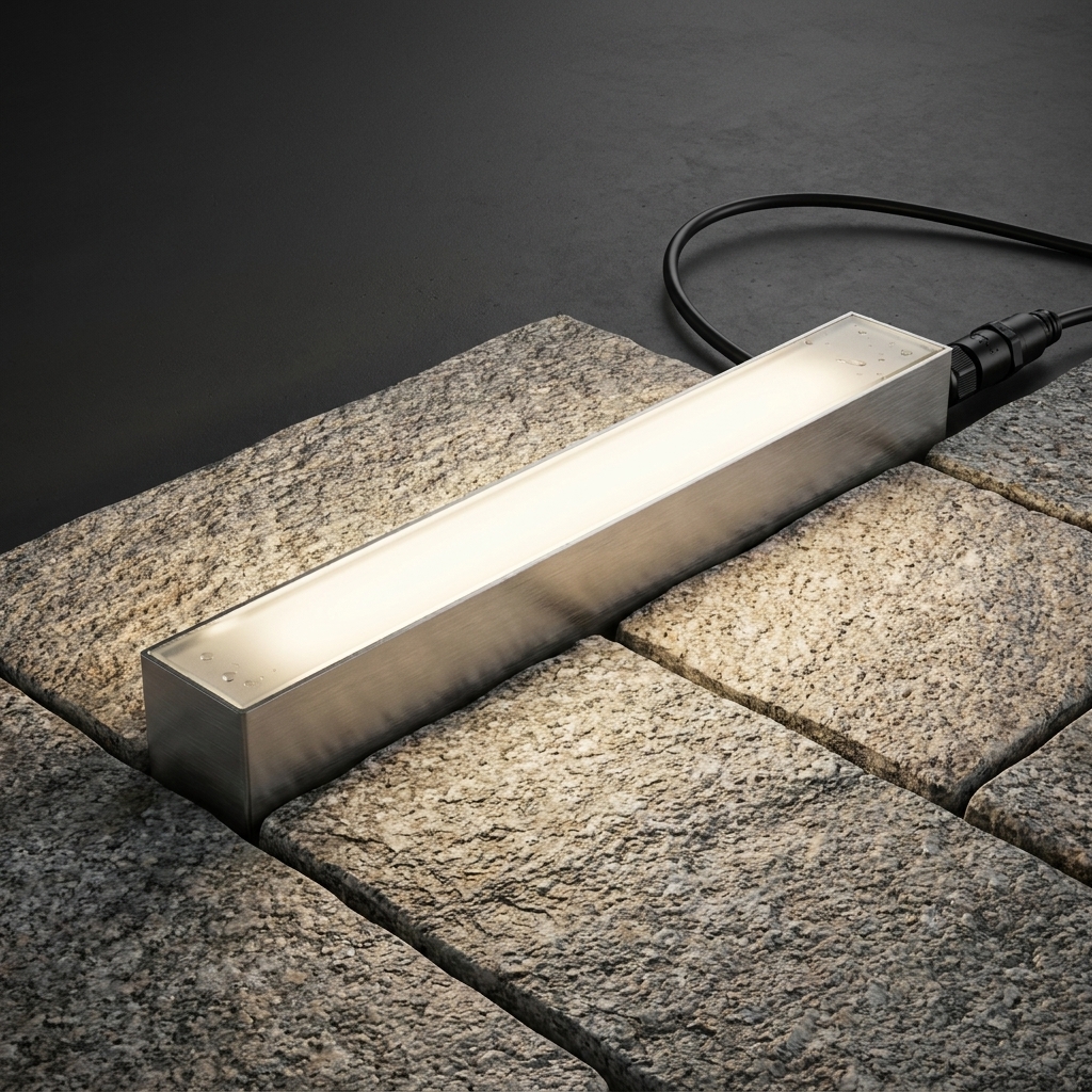 EXPOTEN KL-03587 GROUND-aluminum-L500x50 светодиодная брусчатка 500×50 мм