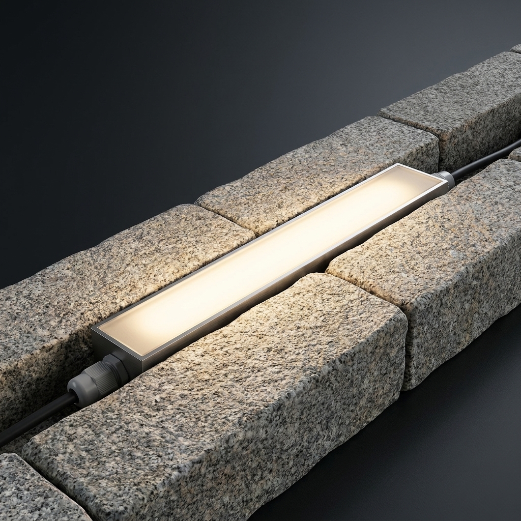EXPOTEN KL-03589 GROUND-aluminuml-L600x50 светодиодная брусчатка 600×50 мм