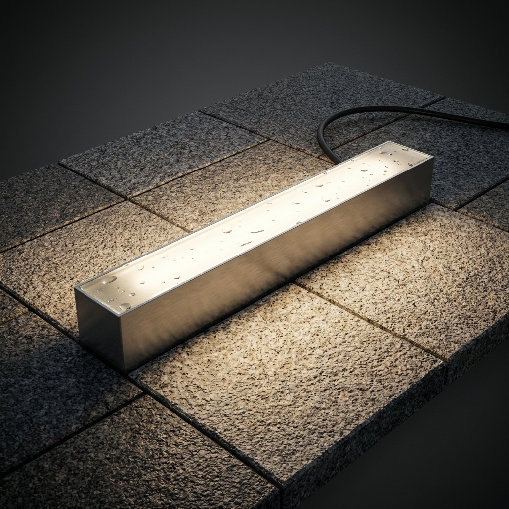 EXPOTEN KL-03590 GROUND-aluminuml-L700x50 светодиодная брусчатка 700×50 мм