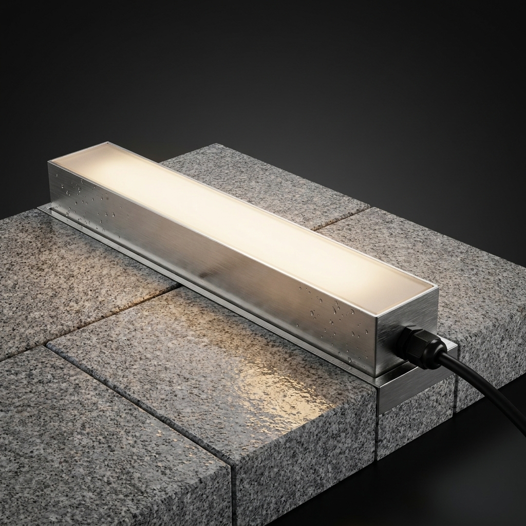EXPOTEN KL-03591 GROUND-aluminum-L700x50 светодиодная брусчатка 700×50 мм