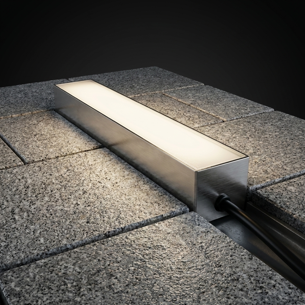 EXPOTEN KL-03593 GROUND-aluminum-L900x50 светодиодная брусчатка 900×50 мм