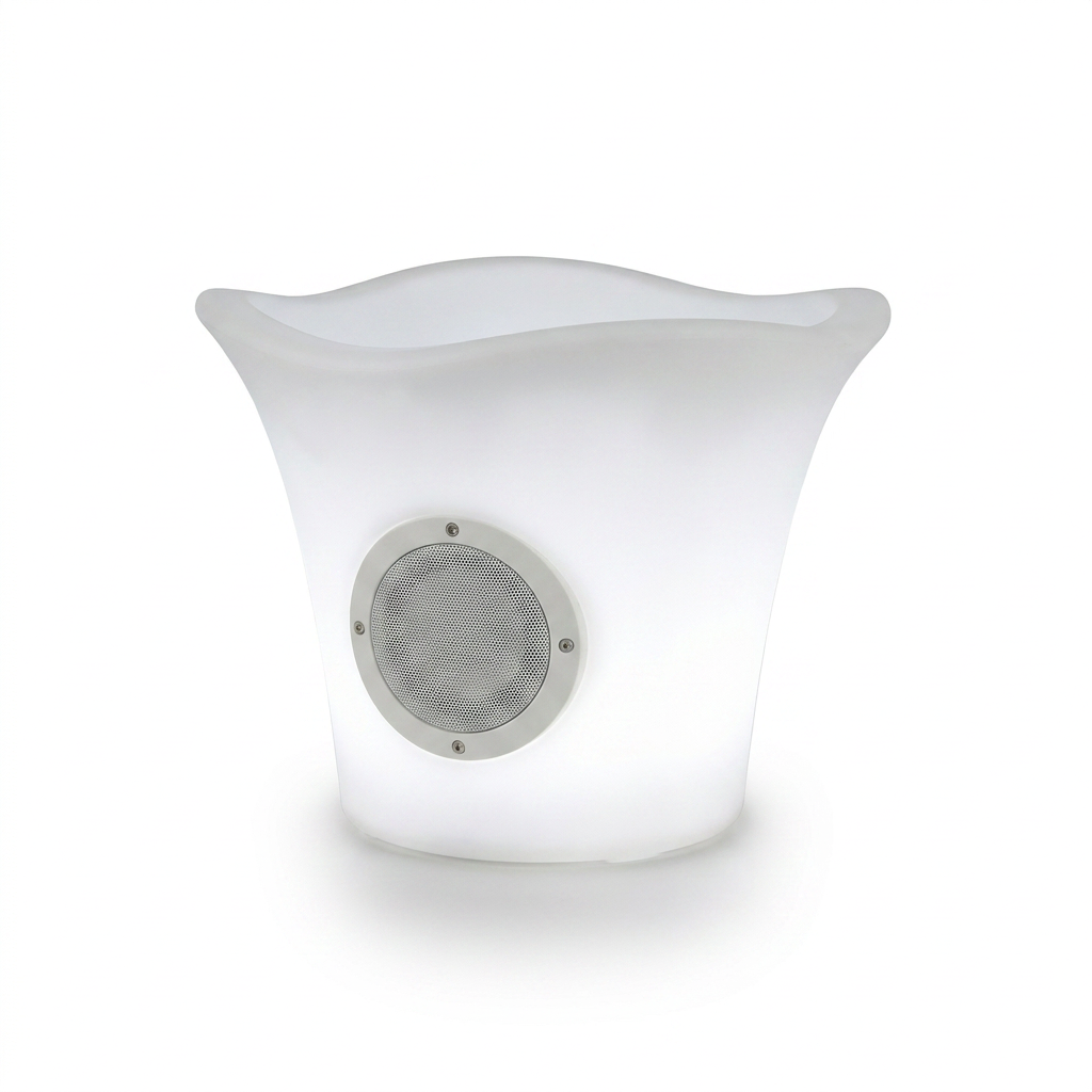 EXPOTEN KL-03760 светодиодная лампа/ведро для льда/горшок/фруктовница с Bluetooth-колонкой