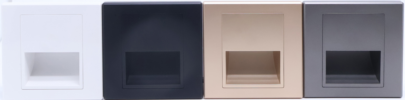 EXPOTEN KL-02362 GS-A светильник для ступеней 86×86 мм с датчиком движения