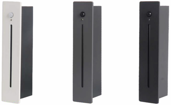 EXPOTEN KL-02386 GS-F020 светильник для ступеней 40×185 мм с датчиком движения