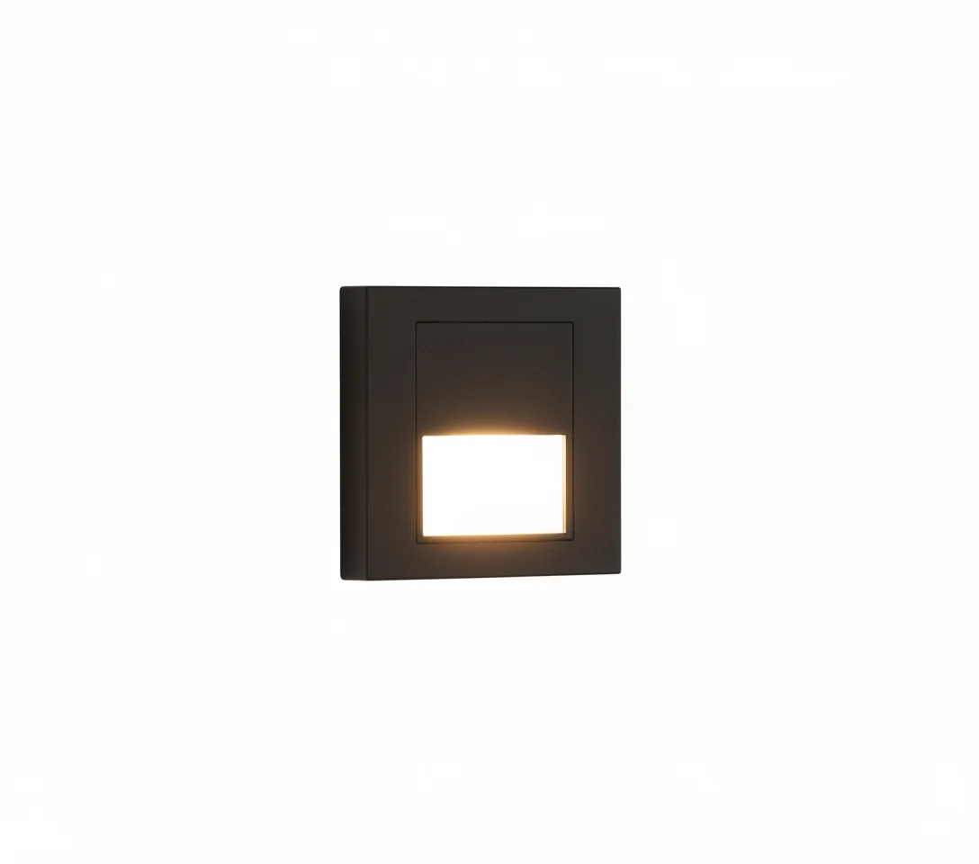 EXPOTEN KL-02362 GS-A светильник для ступеней 86×86 мм с датчиком движения