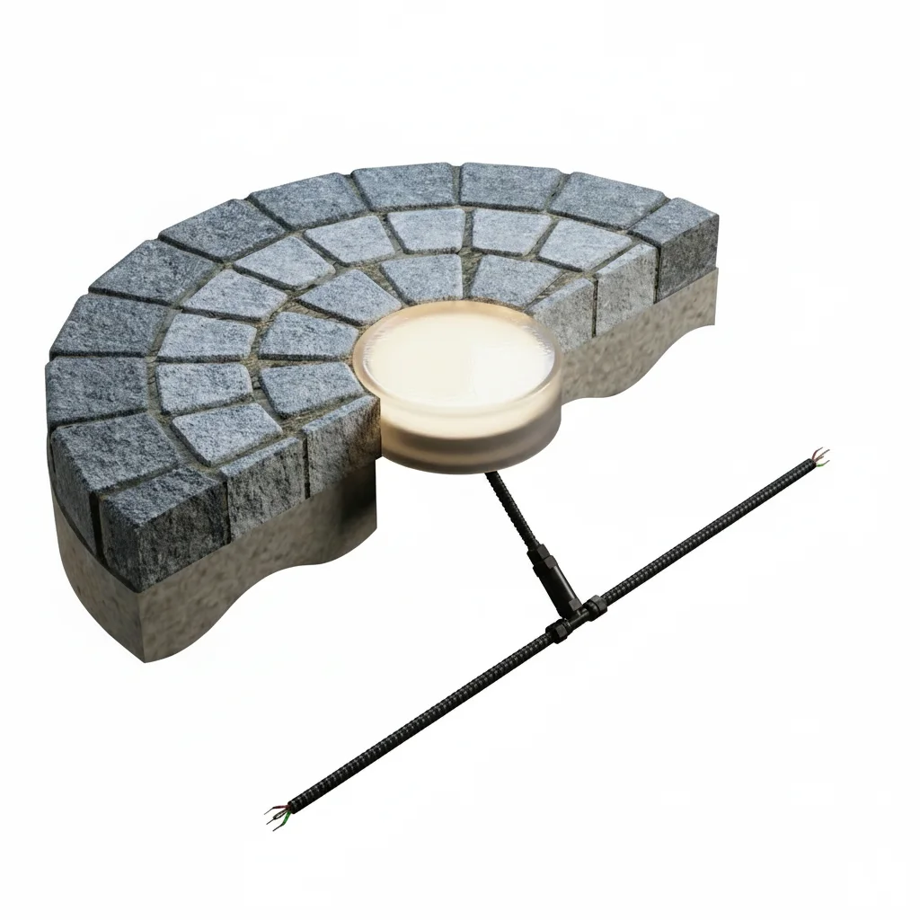 EXPOTEN KL-03559 GROUND-D100 светодиодная брусчатка круглая 100×60 мм