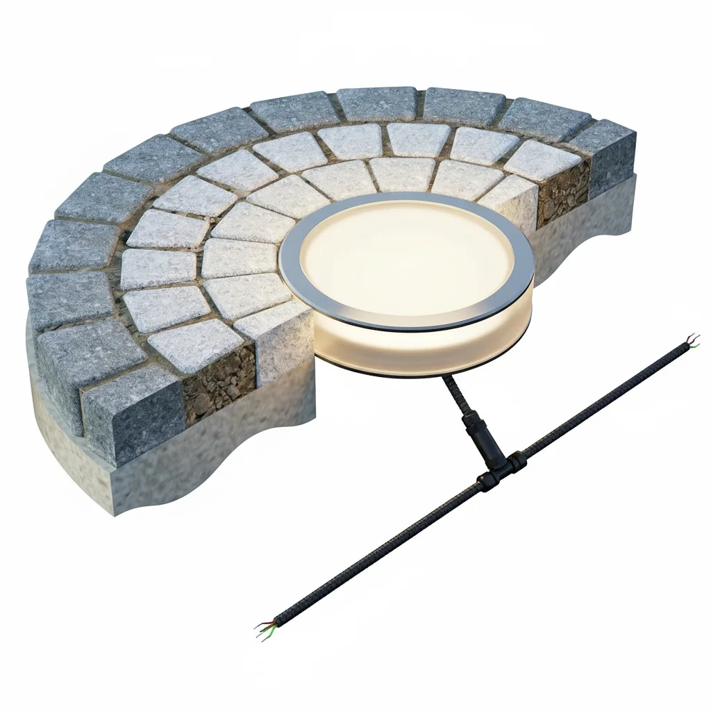 EXPOTEN KL-03560 GROUND-D150 светодиодная брусчатка круглая 150×60 мм