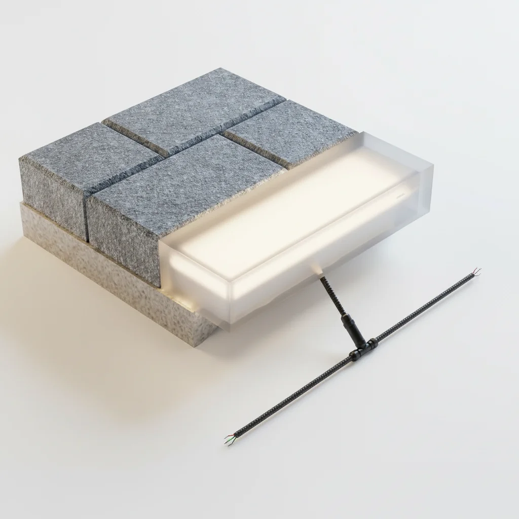 EXPOTEN KL-03563 GROUND-L100x50 светодиодная брусчатка 100×50 мм