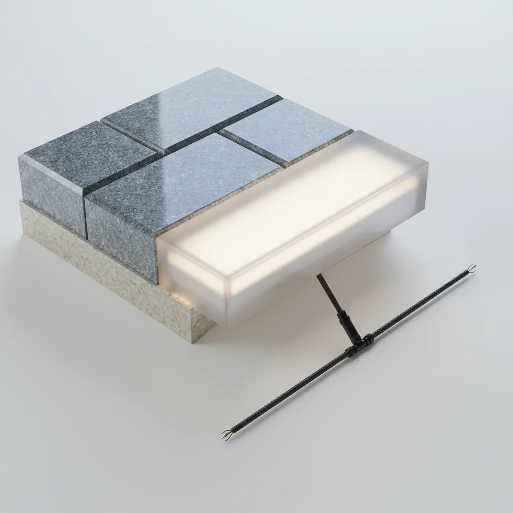 EXPOTEN KL-03564 GROUND-L200x50 светодиодная брусчатка 200×50 мм