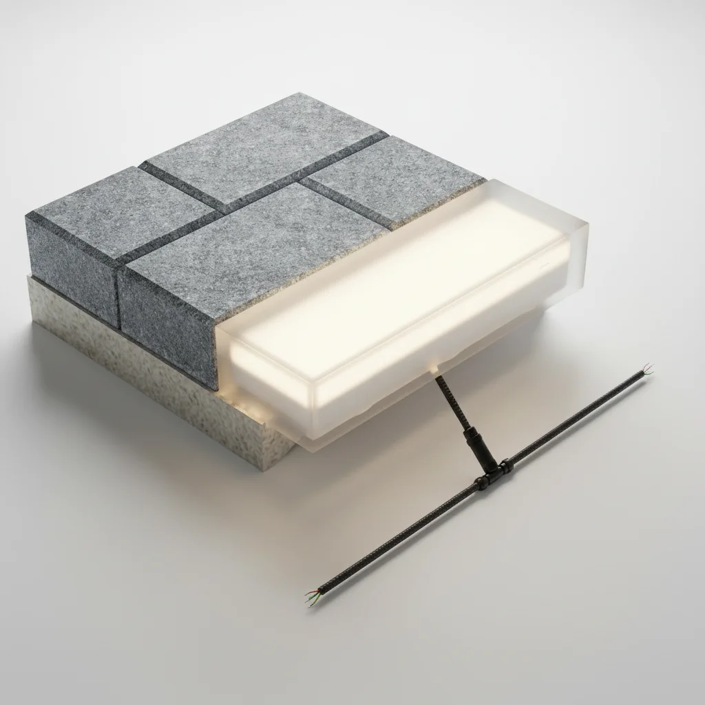 EXPOTEN KL-03566 GROUND-L400x50 светодиодная брусчатка 400×50 мм