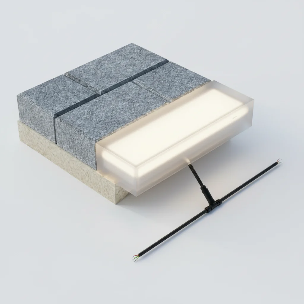EXPOTEN KL-03568 GROUND-L600x50 светодиодная брусчатка 600×50 мм