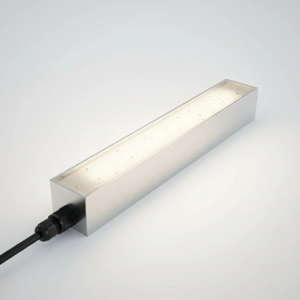 EXPOTEN KL-03586 GROUND-aluminum-L400x50 светодиодная брусчатка  400×50 мм