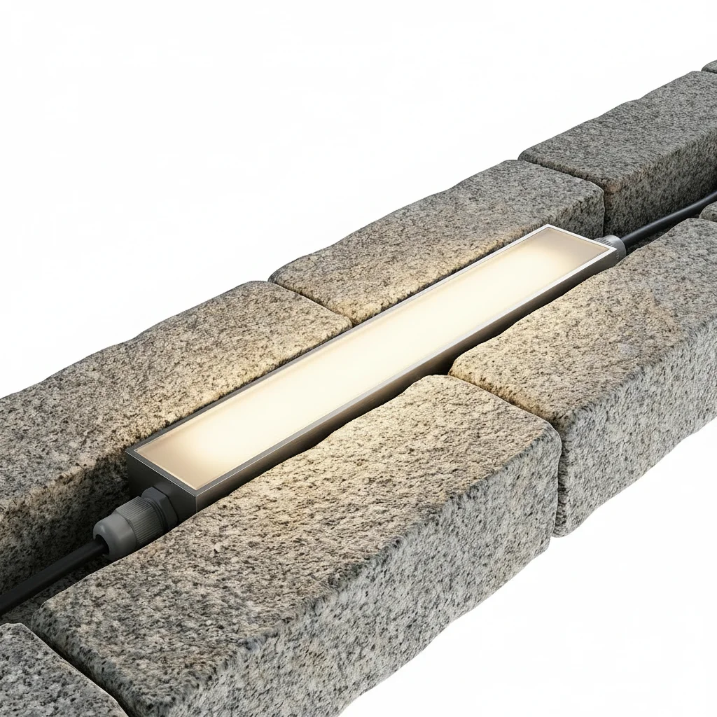 EXPOTEN KL-03589 GROUND-aluminuml-L600x50 светодиодная брусчатка 600×50 мм