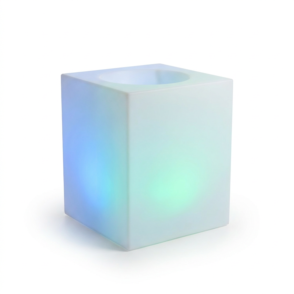 EXPOTEN KL-03611 стол-ведро для льда, RGB+W, с пультом, с аккумулятором