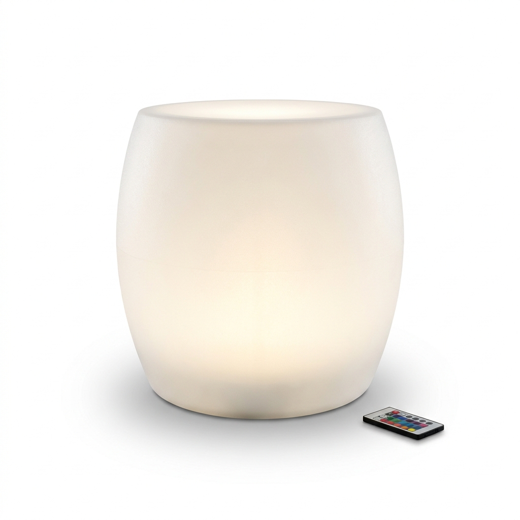 EXPOTEN KL-03654 светодиодное ведро для льда, RGB+W, с пультом, с аккумулятором