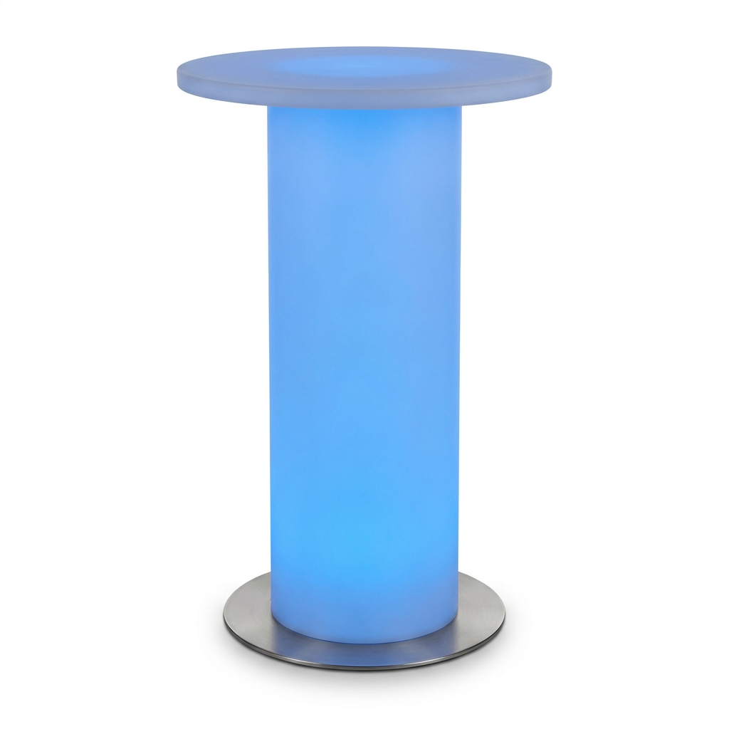 EXPOTEN KL-03675 барный стол, RGB, с пультом, с аккумулятором, без стекла