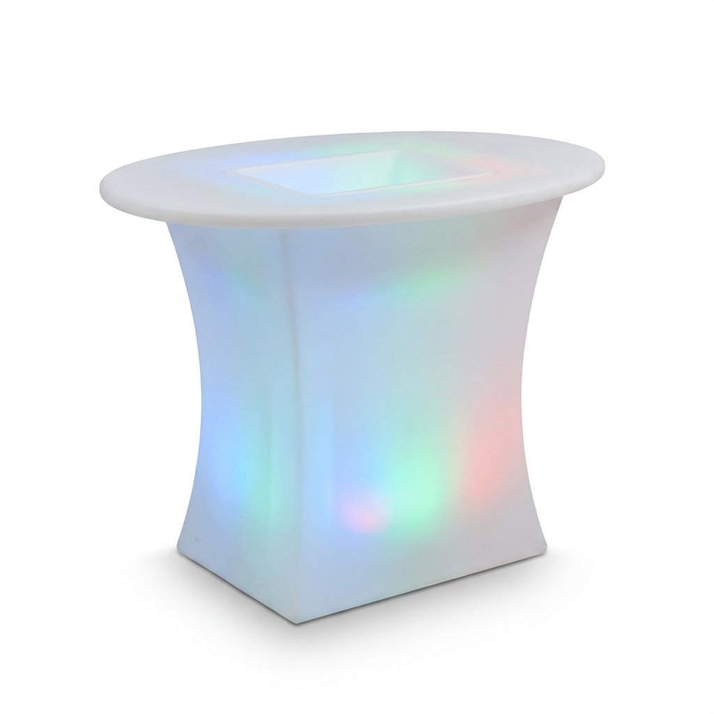EXPOTEN KL-03678 барный стол с ведром для льда, RGB, с пультом, с аккумулятором