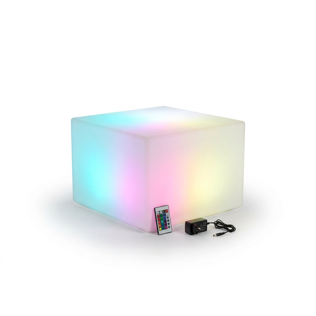 EXPOTEN KL-03694 стол, RGB+W, с пультом, аккумулятор, 16 цветов