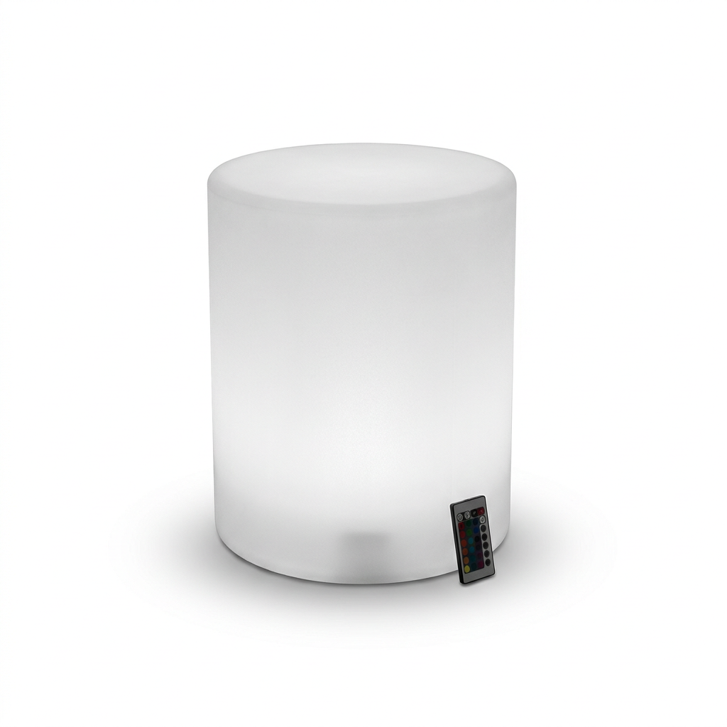 EXPOTEN KL-03703 табурет светодиодный, RGB+W, с аккумулятором, с пультом