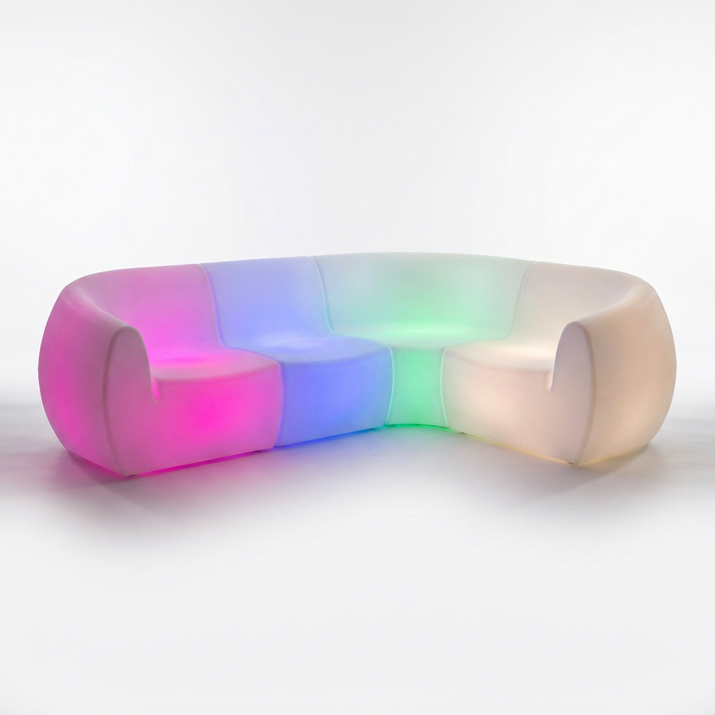 EXPOTEN KL-03718 диван, RGB+W 16 цветов, с пультом, аккумулятор