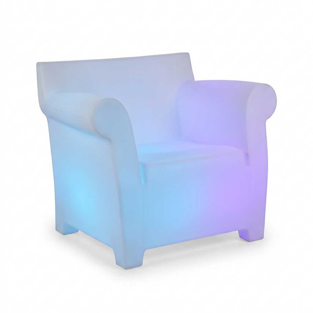 EXPOTEN KL-03733 кресло светодиодное, RGB+W, с пультом, аккумулятор, 65х65х73 см