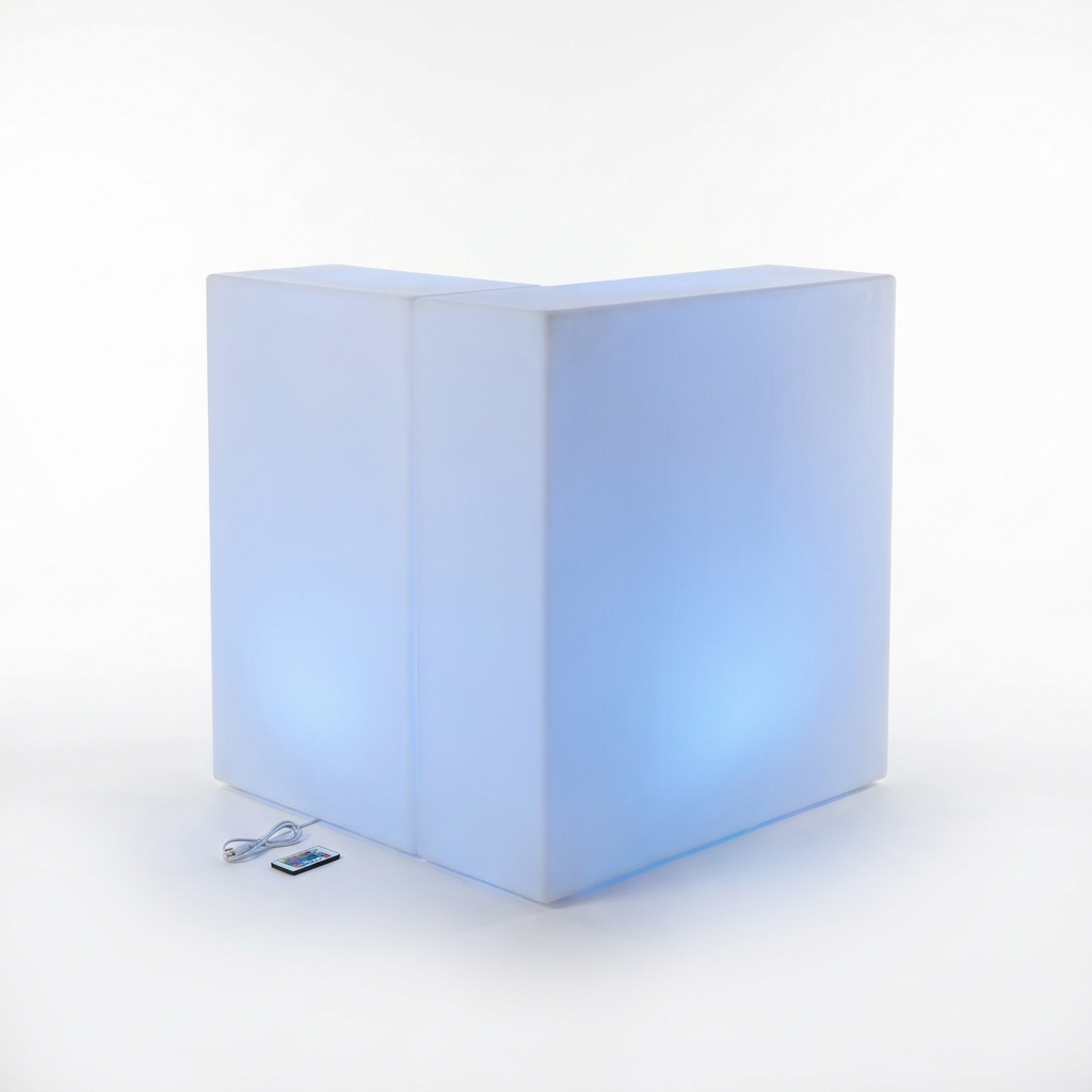 EXPOTEN KL-03768 светодиодный бар 1/4, RGB+W 16 цветов, с пультом, с аккумулятором