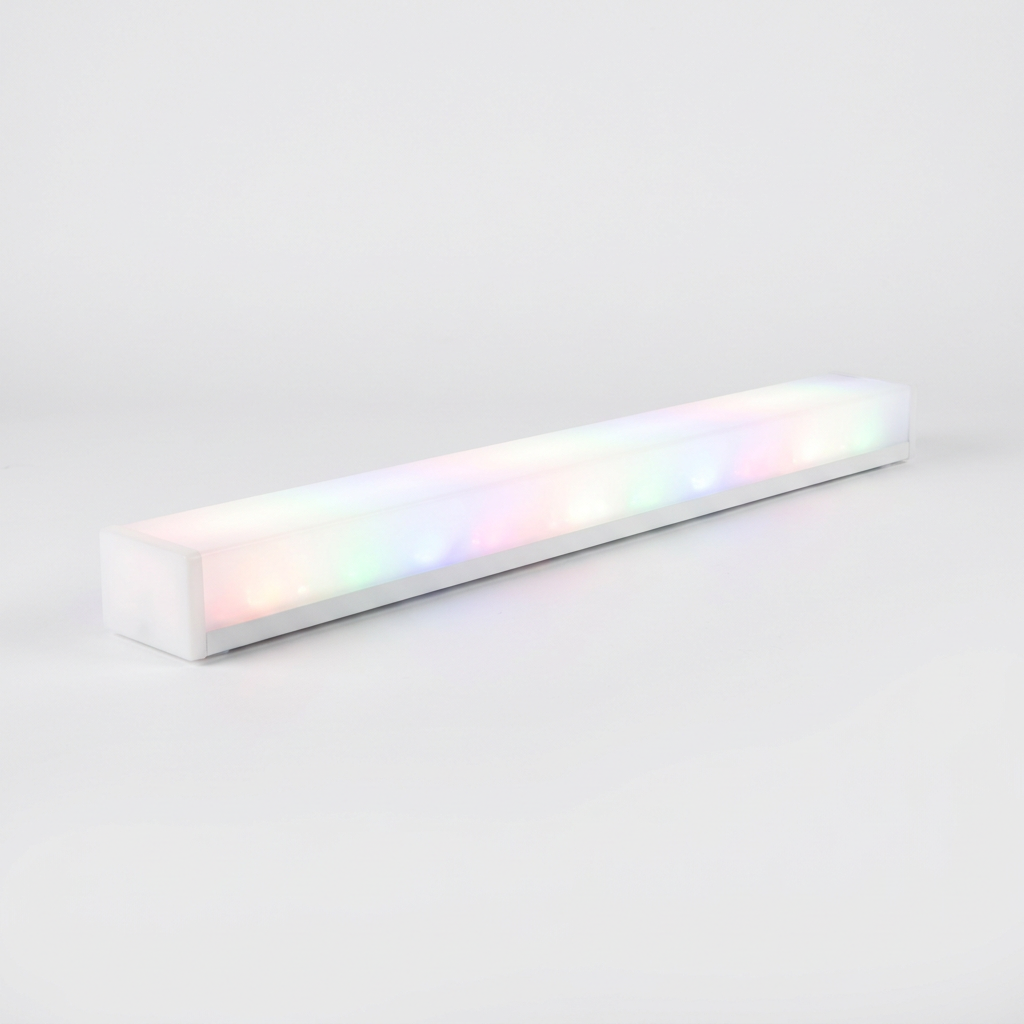 EXPOTEN KL-03771 светодиодный светильник длинный, RGB+W, с пультом, с аккумулятором