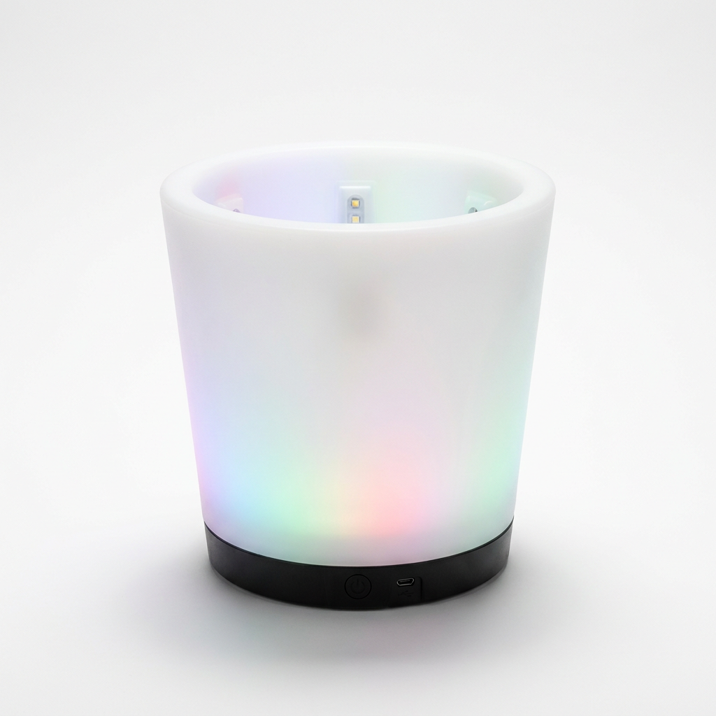 EXPOTEN KL-03783 ведро для льда, RGB+W, с пультом, с аккумулятором