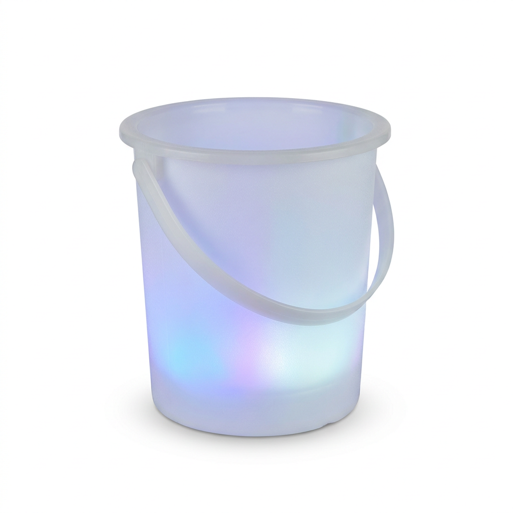 EXPOTEN KL-03799 ведро для льда, RGB 6+6 белых светодиодов, с пультом, аккумулятором