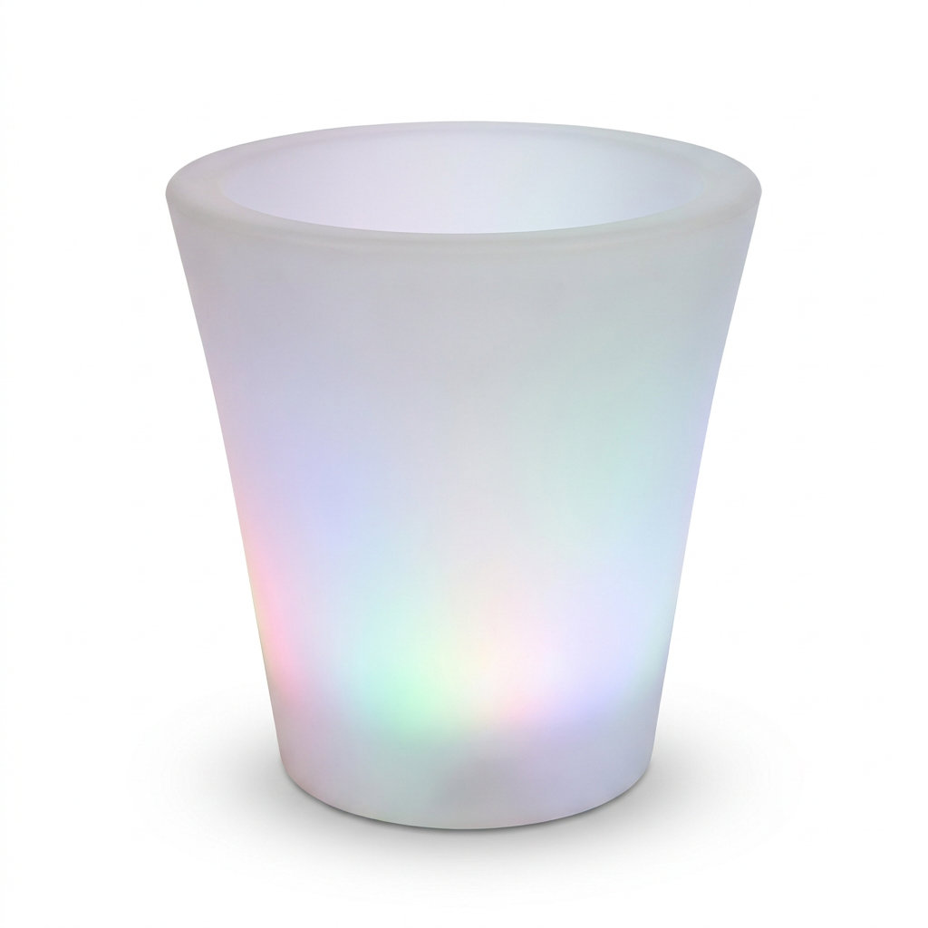 EXPOTEN KL-03801 светодиодное кашпо, RGB 12+12 белых светодиодов, с пультом, аккумулятором