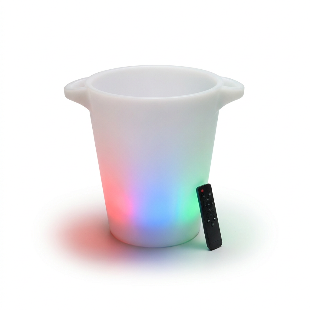 EXPOTEN KL-03806 ведро для льда, RGB 16 цветов, с пультом, с аккумулятором, с зарядкой