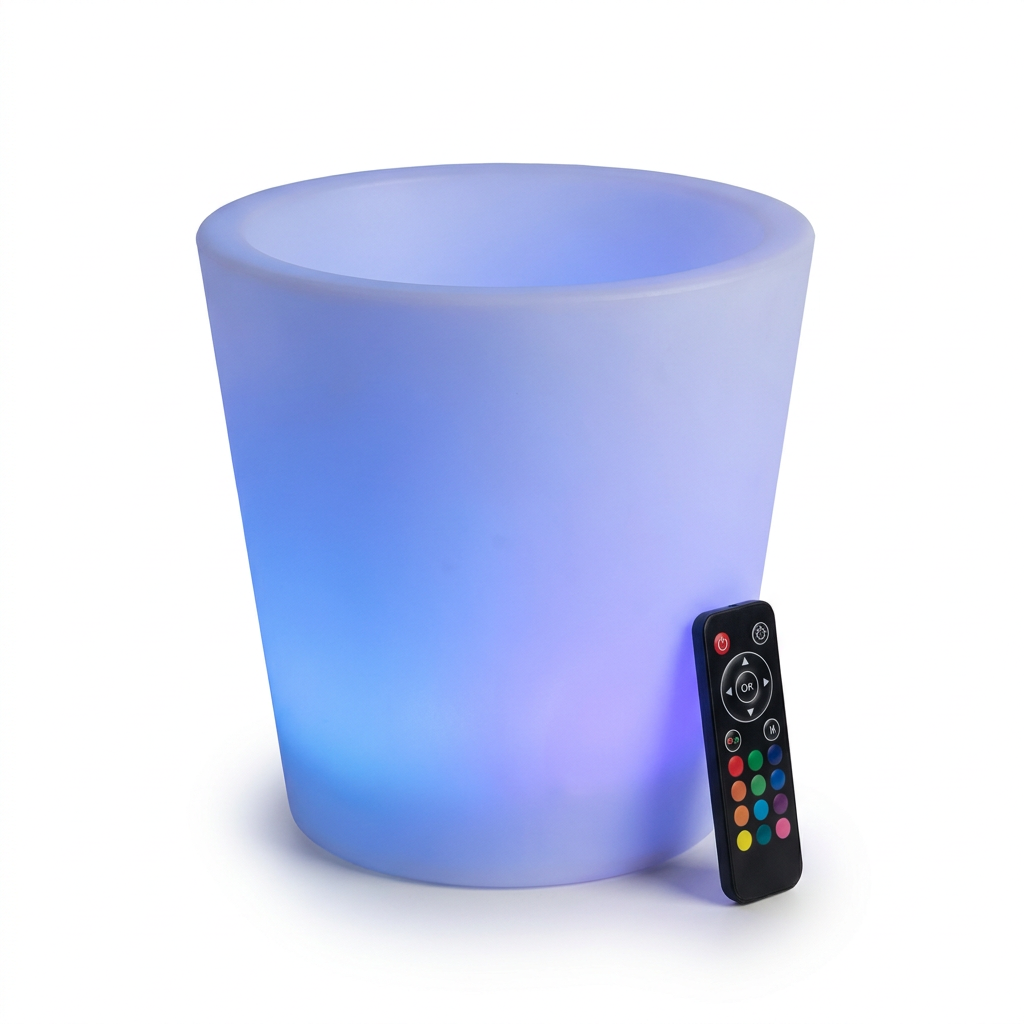 EXPOTEN KL-03810 ведро для льда, RGB 16 цветов, с пультом, с аккумулятором, с зарядкой