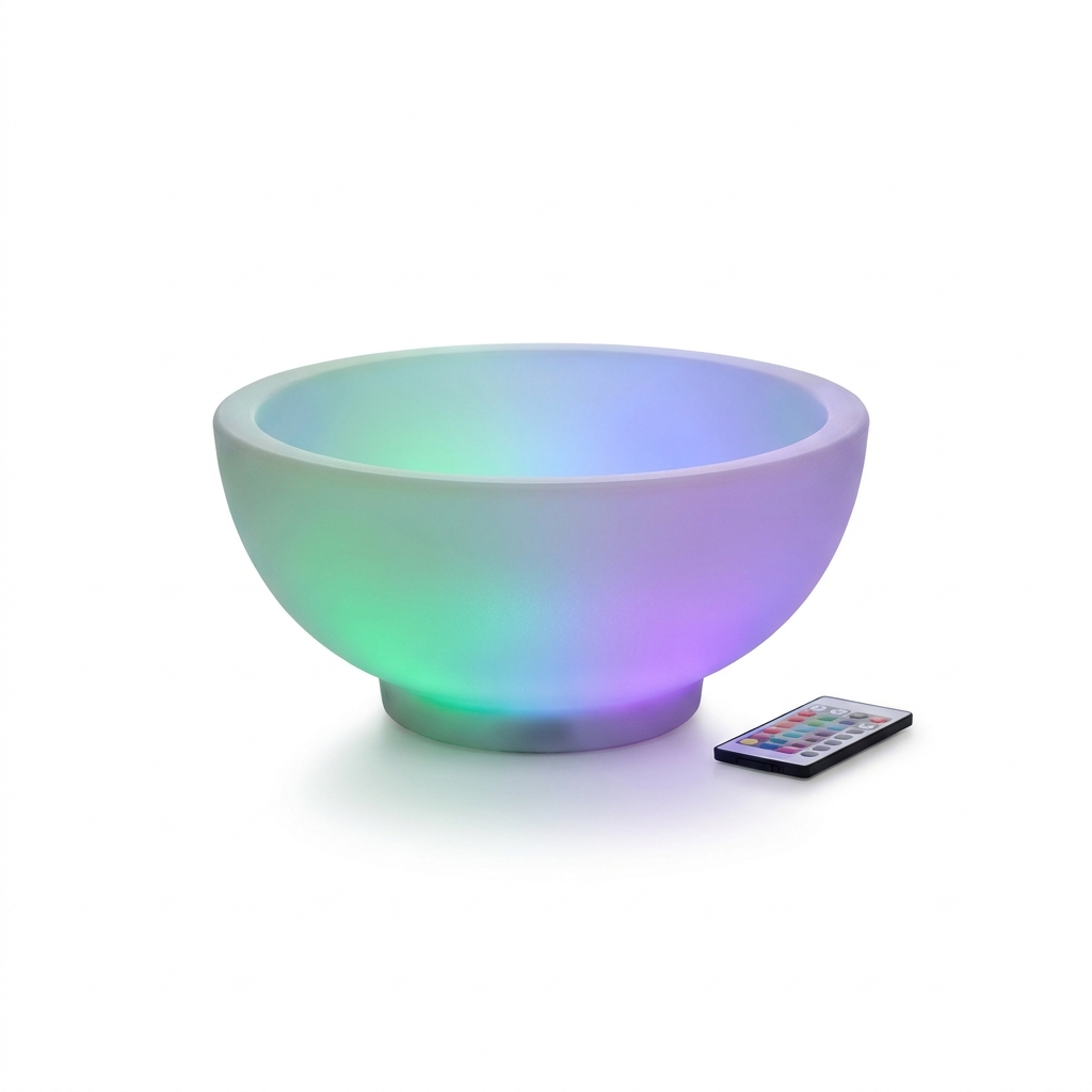 EXPOTEN KL-03821 светодиодная фруктовница, RGB 16 цветов, с пультом, с аккумулятором