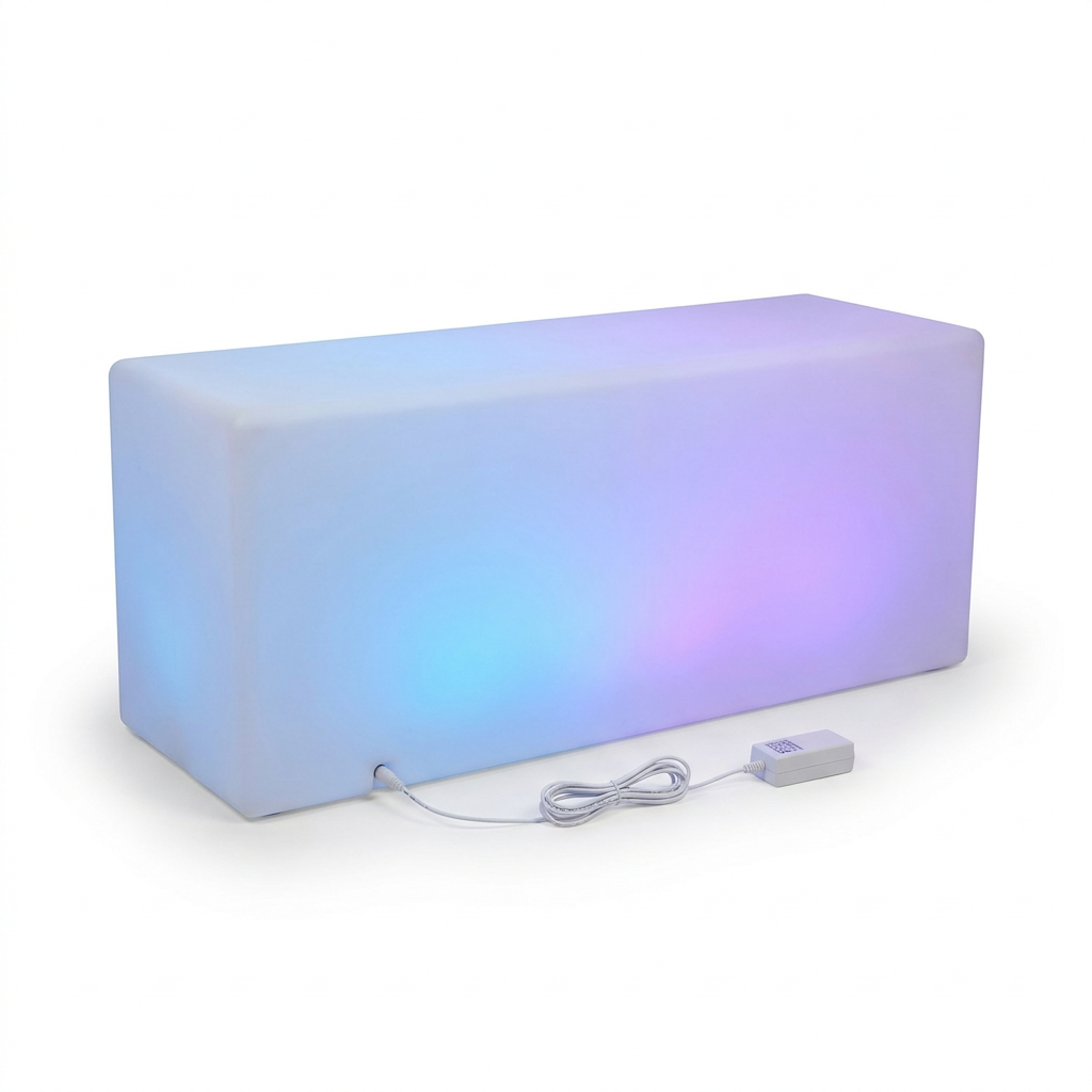 EXPOTEN KL-03850 светодиодная скамья, RGB, 16 цветов, с пультом, без аккумулятора