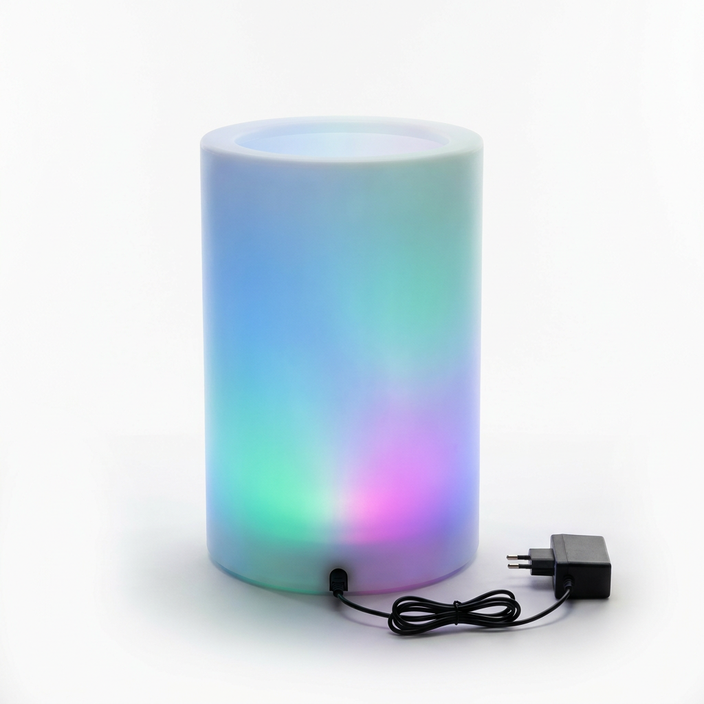 EXPOTEN KL-03860 урна светодиодная, RGB 16 цветов, с пультом, без аккумулятора, питание от сети
